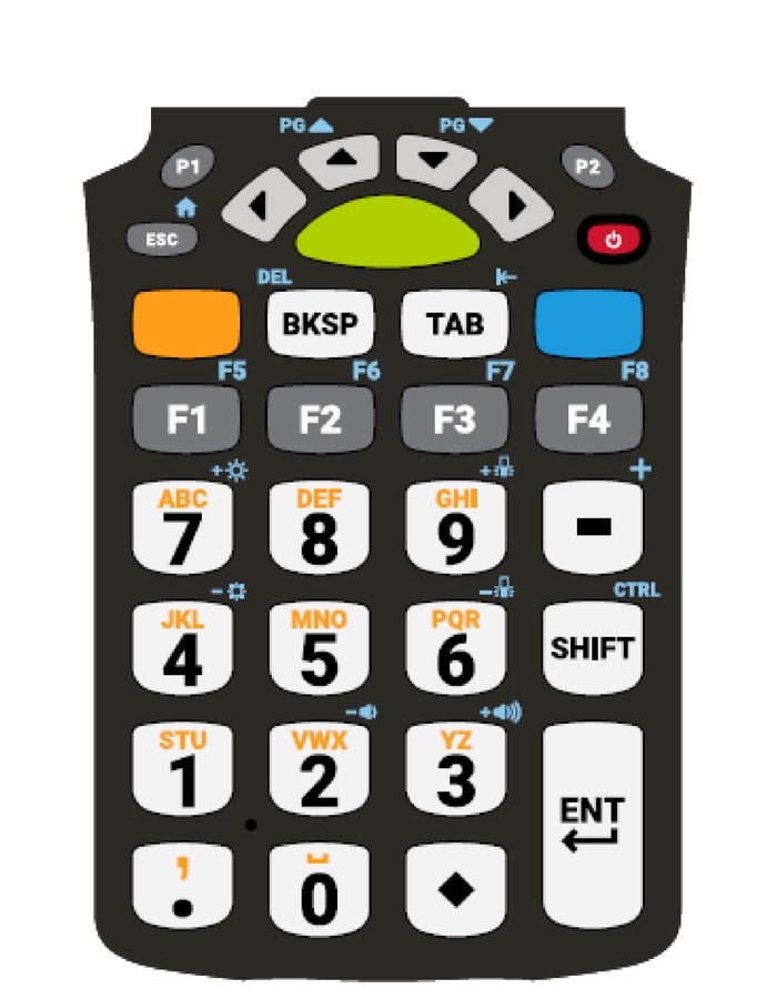 Zebra Keypad for MC93, 29 Key, Numeric