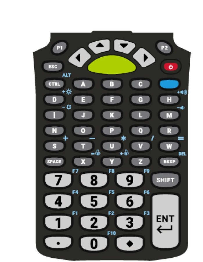 Zebra Keypad for MC93, 53 Key, Alpha Numeric, Standard